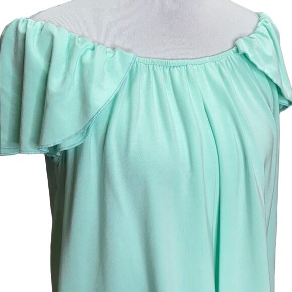 Naked Princess Amanda Tulip Sleeve Top Mint NWT - Picture 2 of 7